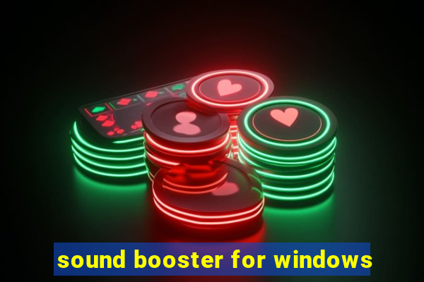 sound booster for windows